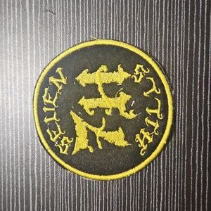 Handmade machine embroidery patch